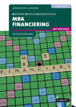 MBA Financiering met resultaat Opgavenboek 4e druk